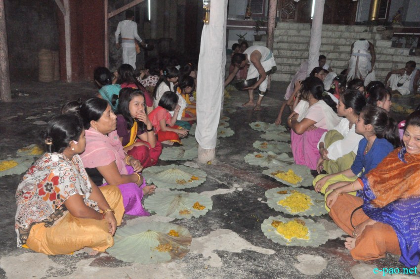 Kang khichri Chaba as part of Kang Festival at Brahmapur Laipubam Leikai, Imphal  :: July 02, 2014