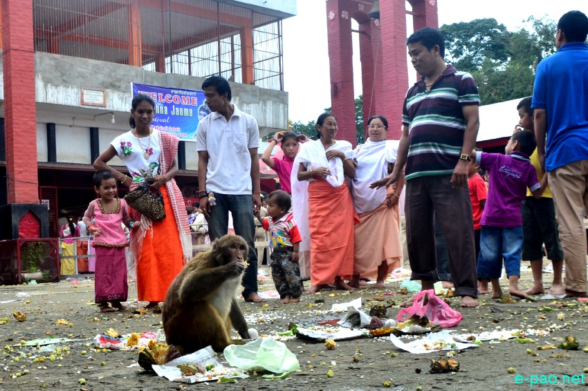 Krishna Jarma at Shree Shree Govindaji Temple and Hanumanthakur Temple :: 18 August 2014