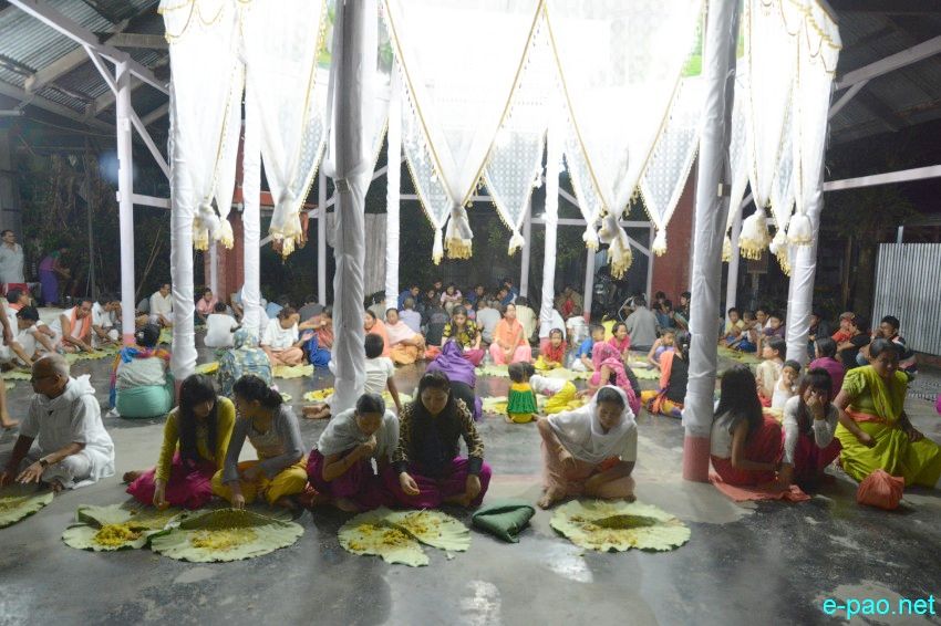 'Kang Khichri chaba' as part of Kang festival at Brahmapur Laipubam Leikai :: 25th July 2015