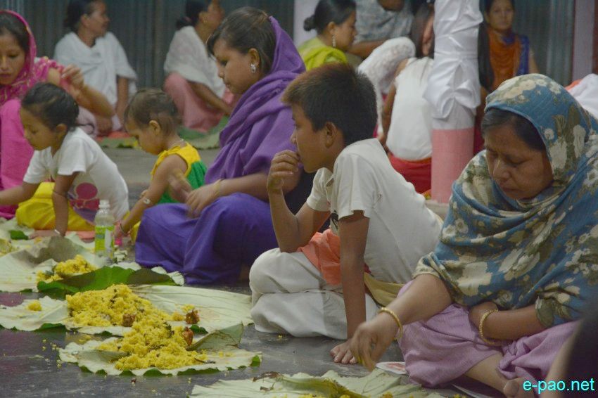 'Kang Khichri chaba' as part of Kang festival at Brahmapur Laipubam Leikai :: 25th July 2015