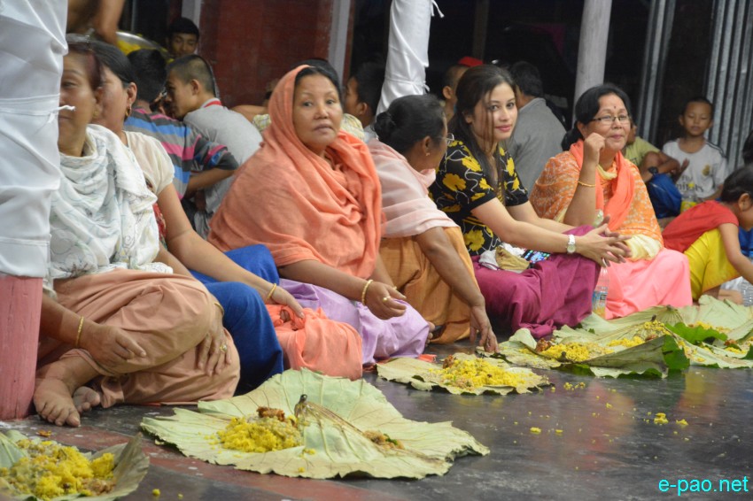 'Kang Khichri chaba' as part of Kang festival at Brahmapur Laipubam Leikai :: 25th July 2015