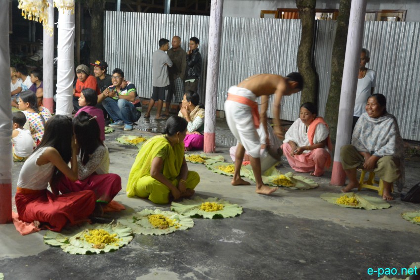 'Kang Khichri chaba' as part of Kang festival at Brahmapur Laipubam Leikai :: 25th July 2015