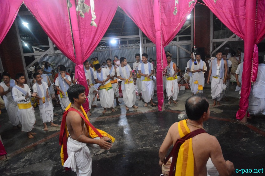 'Chali shaba' and 'Choidev Chongba'  as part of Kang festival at Bamon Leikai :: 22nd July 2018