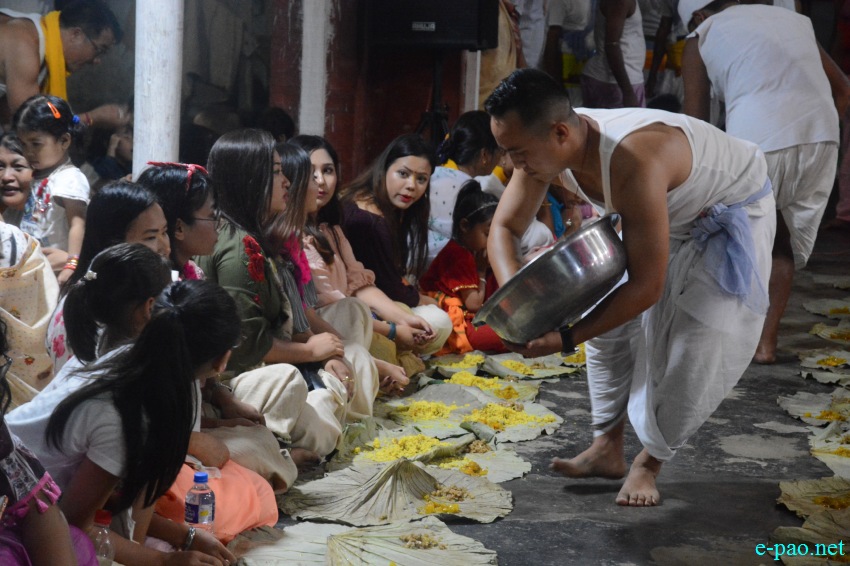 'Kang Khichri chaba' as part of Kang festival at  Bamon Leikai :: 22nd July 2018