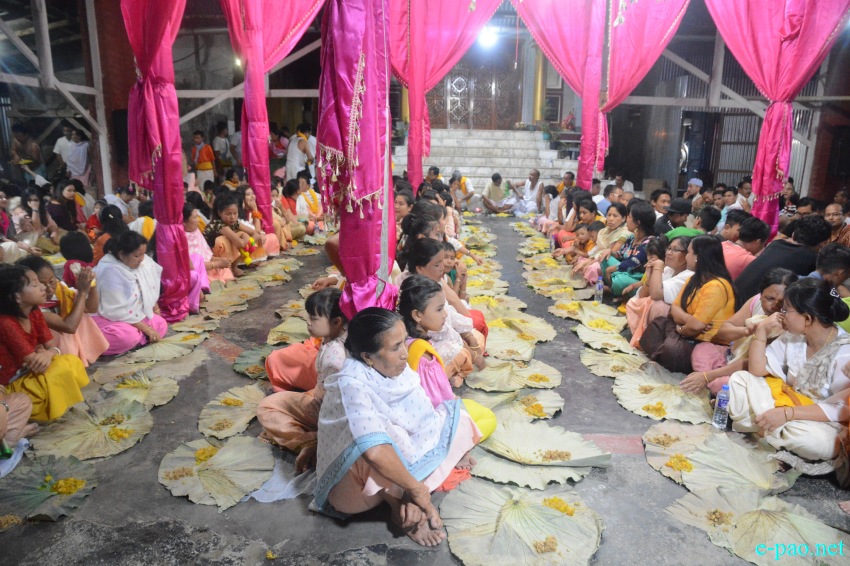 'Kang Khichri chaba' as part of Kang festival at  Bamon Leikai :: 22nd July 2018
