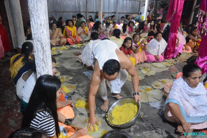 'Kang Khichri chaba' as part of Kang festival at  Bamon Leikai :: 22nd July 2018