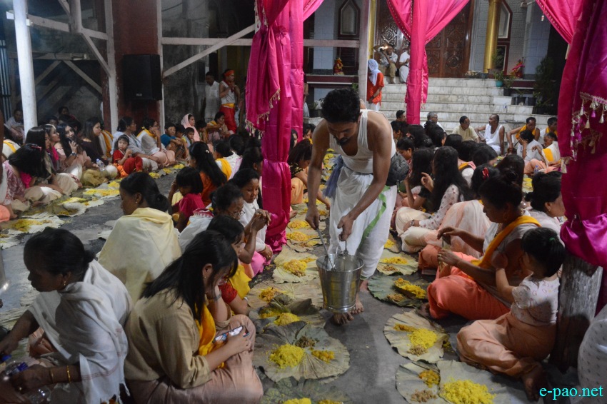 'Kang Khichri chaba' as part of Kang festival at  Bamon Leikai :: 22nd July 2018