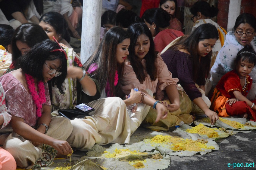'Kang Khichri chaba' as part of Kang festival at  Bamon Leikai :: 22nd July 2018