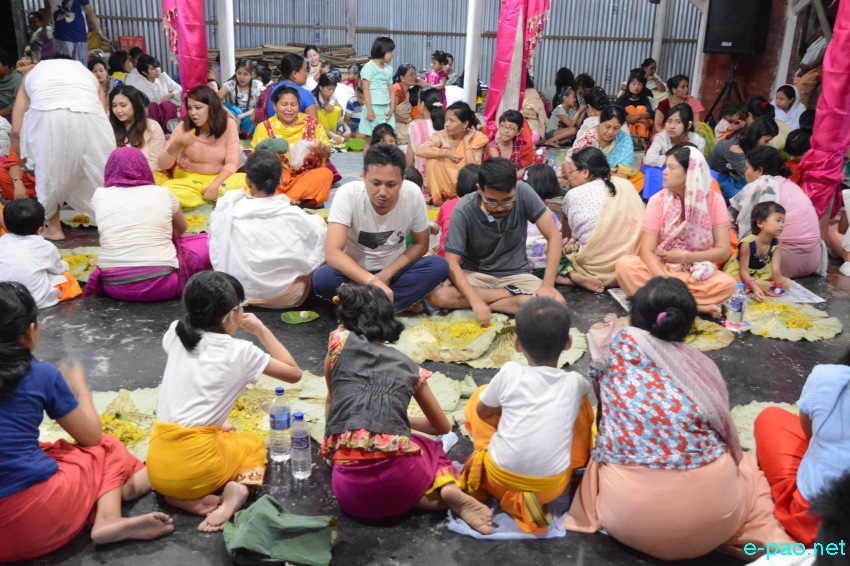 'Kang Khichri chaba' as part of Kang festival at  Bamon Leikai :: 22nd July 2018