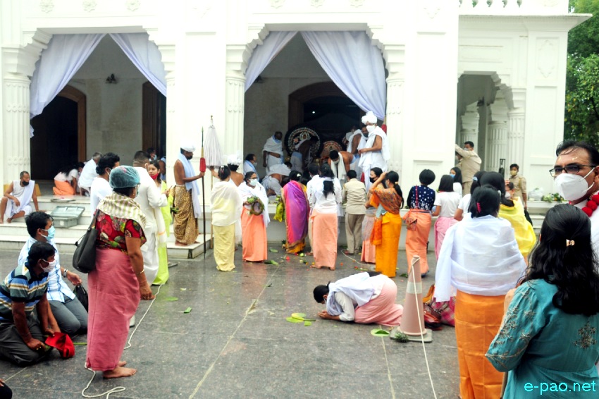 Kang Aarti katpa at Shri Shri Govindajee Temple, Imphal :: 12 July 2021