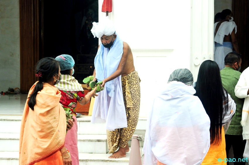 Kang Aarti katpa at Shri Shri Govindajee Temple, Imphal :: 12 July 2021