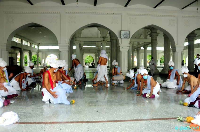 Kang Aarti katpa at Shri Shri Govindajee Temple, Imphal :: 12 July 2021