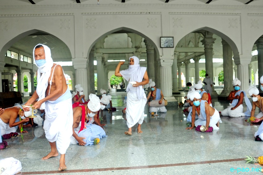 Kang Aarti katpa at Shri Shri Govindajee Temple, Imphal :: 12 July 2021