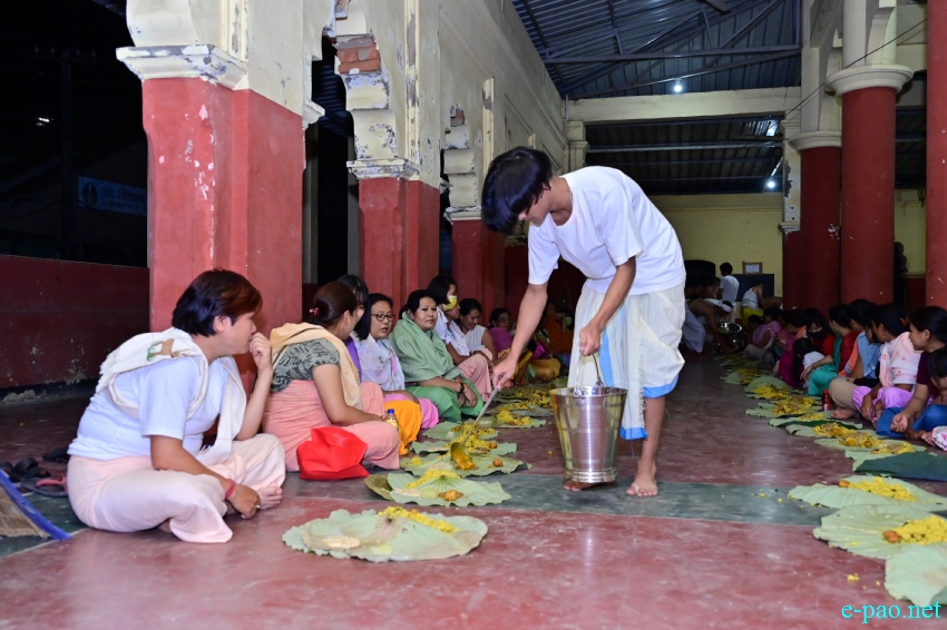 'Kang Khichri chaba' as part of Kang festival at  Bamon Leikai :: 07th July 2022