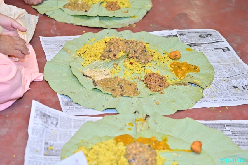 'Kang Khichri chaba' as part of Kang festival at  Bamon Leikai :: 07th July 2022