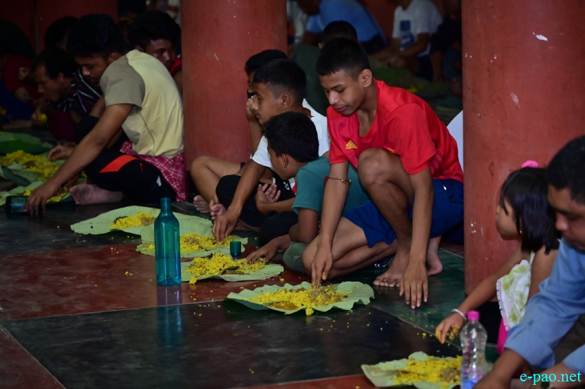 'Kang Khichri chaba' as part of Kang festival at  Bamon Leikai :: 07th July 2022