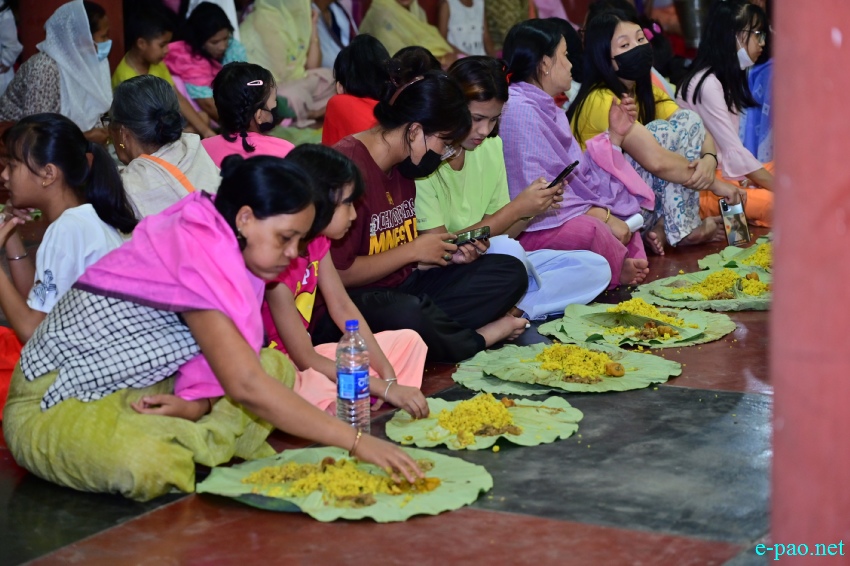 'Kang Khichri chaba' as part of Kang festival at  Bamon Leikai :: 07th July 2022
