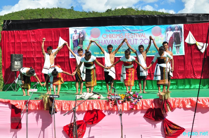 District Level Kut Festival - Chin-Kuki-Mizos Festival at Saikul subdivision :: 1 November 2014
