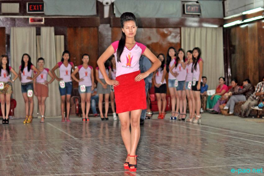 Rehearsal for Miss Kut  at 1st MR Banquet Hall, Imphal :: 26 October 2014