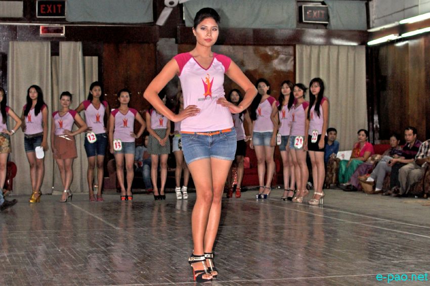Rehearsal for Miss Kut  at 1st MR Banquet Hall, Imphal :: 26 October 2014