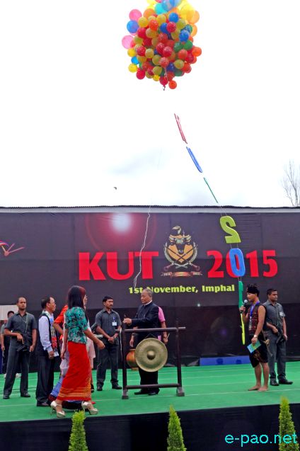 State Level Kut Festival - Chin-Kuki-Mizos Festival at 1st Manipur Rifles compound, Imphal  :: 1 November 2015