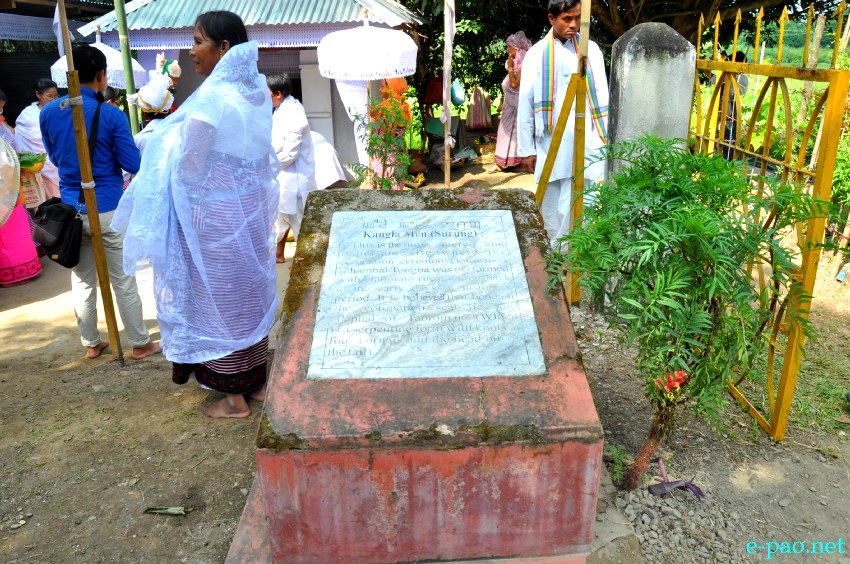 Mera Houchongba , re-affirming close bond and ties between hill and valley people at Sana Konung and Kangla :: 18 October 2013