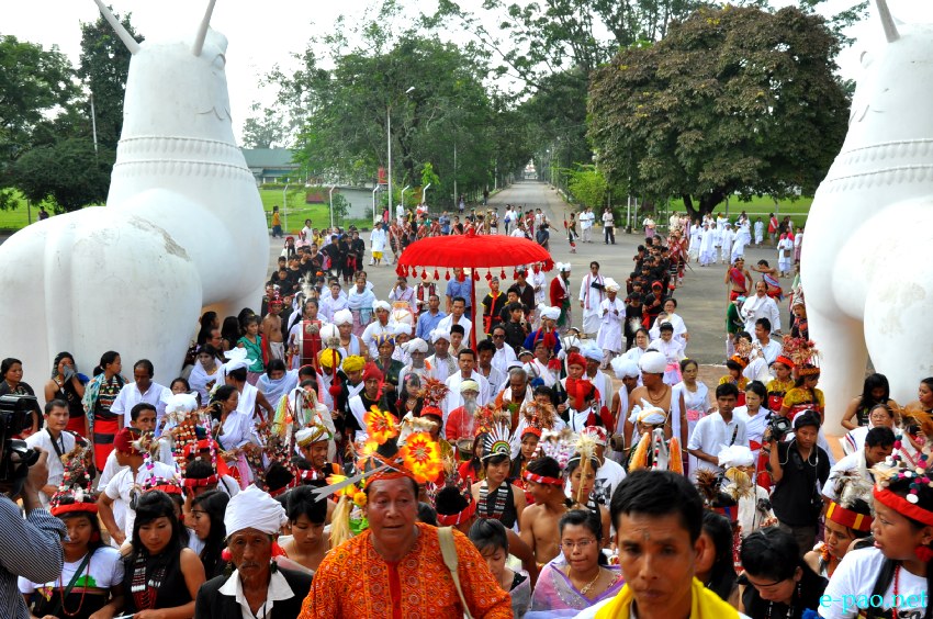 Mera Houchongba , re-affirming close bond and ties between hill and valley people at Sana Konung and Kangla :: 18 October 2013