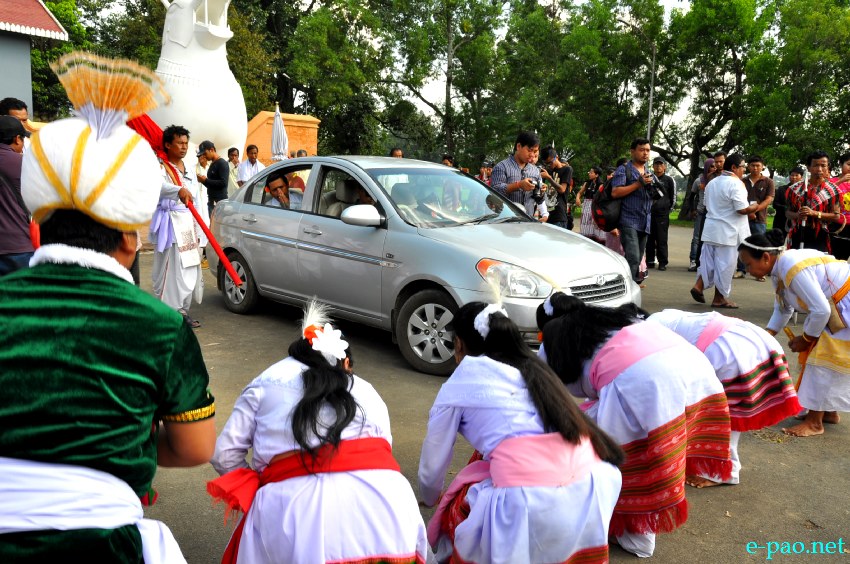 Mera Houchongba , re-affirming close bond and ties between hill and valley people at Sana Konung and Kangla :: 18 October 2013