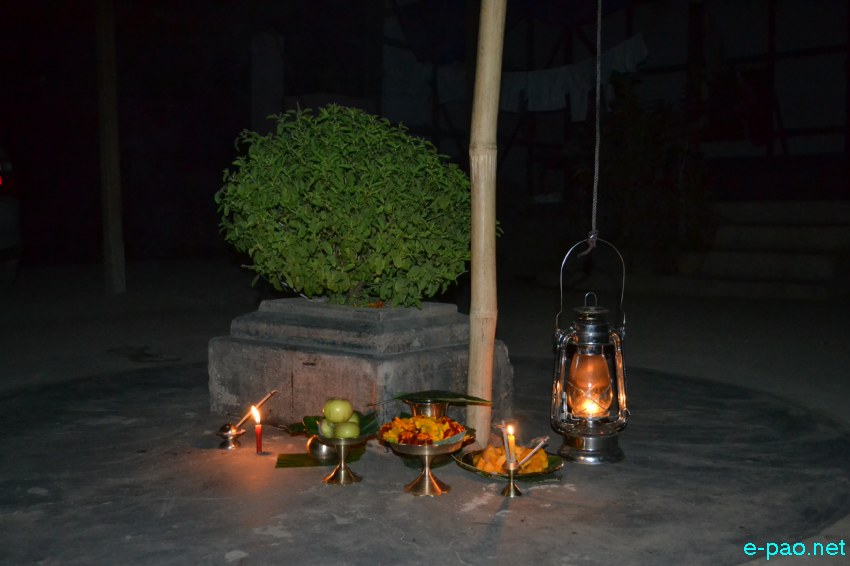 Mera Wayungba - In the month of Mera, every house arranged a limelight in front of the house :: November 17 2013