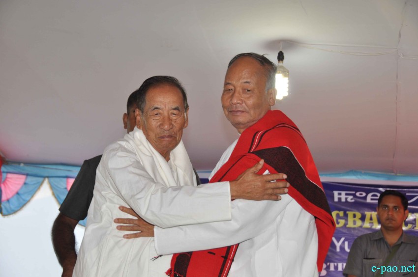 Mera Houchongba , re-affirming close bond and ties between hill and valley people at 1st Mr Haying Khongban :: 8 Oct 2014