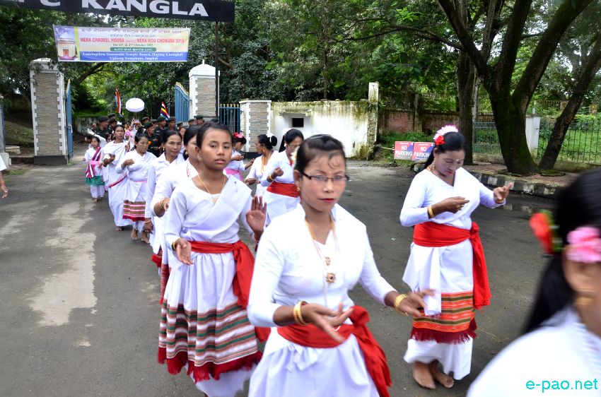 Mera Chaorel Houba at Lainingthou Sanamahi Temple , Haying Khongbal temple  :: 14 October 2015