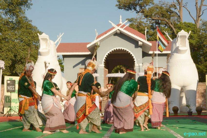 Cultural programme of different communities and indigenous game performed at Mera Houchongba at Kangla :: 27 October 2015