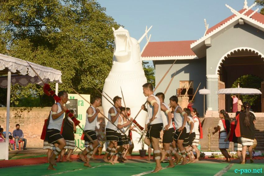 Cultural programme of different communities and indigenous game performed at Mera Houchongba at Kangla :: 27 October 2015