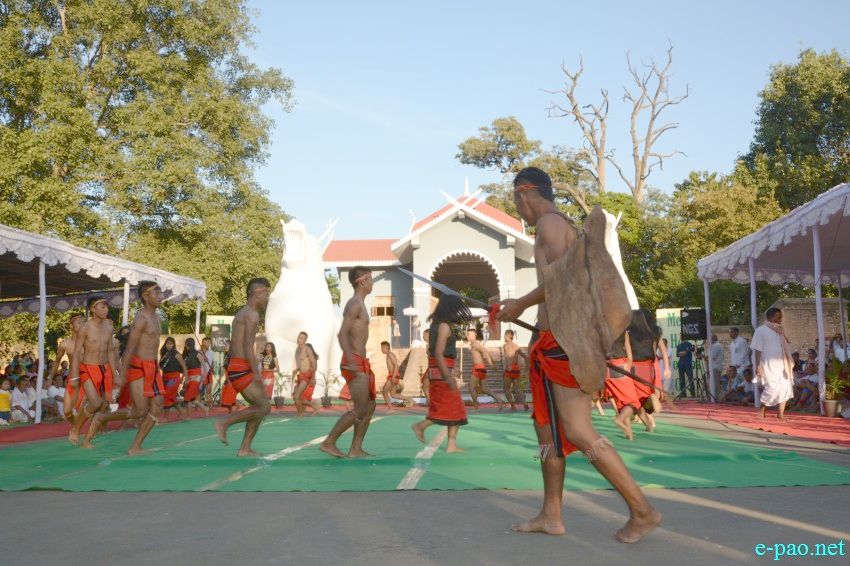 Cultural programme of different communities and indigenous game performed at Mera Houchongba at Kangla :: 27 October 2015