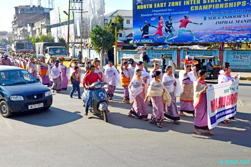 Mera Houchongba , re-affirming close bond and ties between hill and valley people at Sana Konung and Kangla :: 27 October 2015