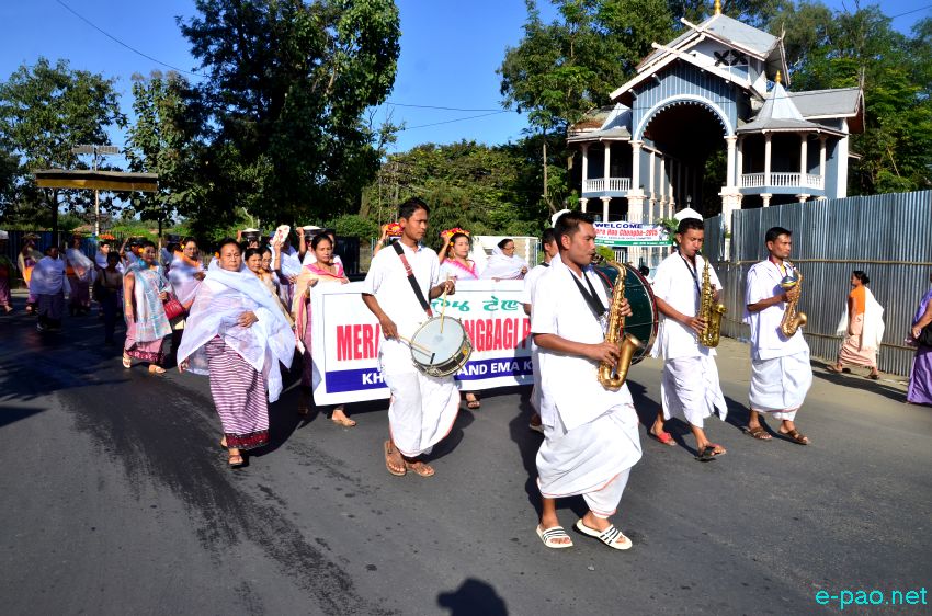 Mera Houchongba , re-affirming close bond and ties between hill and valley people at Sana Konung and Kangla :: 27 October 2015