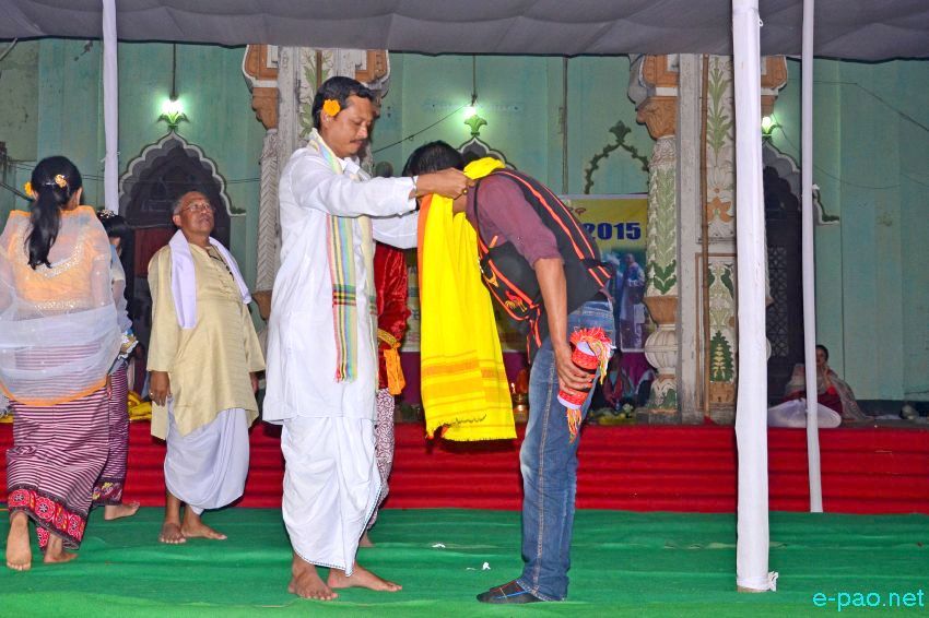 Mera Houchongba , re-affirming close bond and ties between hill and valley people at Sana Konung and Kangla :: 27 October 2015