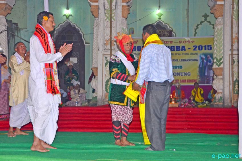 Mera Houchongba , re-affirming close bond and ties between hill and valley people at Sana Konung and Kangla :: 27 October 2015