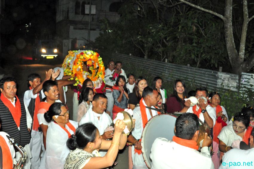 Devotees celebrating Hari Uthang - Kang Chingba at Keishampat :: 12 November , 2016