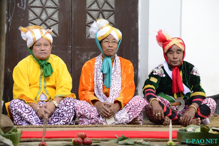 Traditional dress wore by Meitei male  during Mera Houchongba : Festival of bond of love between the hill and plain people  :: 24 October 2018