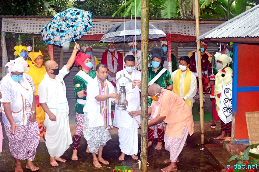 Mera Thaomei Thanba ceremony during Mera Houchongba Festival at Kangla :: 31st October 2020