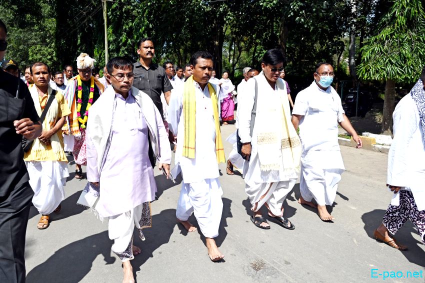 Mera Chaorel Houba : Eru-Eseng Louba and Laining Khongchat at Kangla, Imphal  :: 26th September 2022