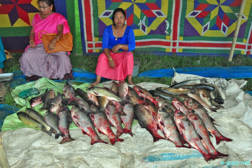Ningol Chakkouba Fish Sale :: Annual Fish Fair  at THAU Ground, Thangmeiband :: 31 October 2016