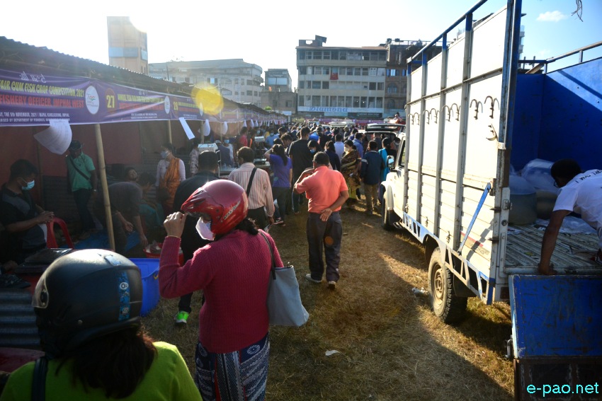 Ningol Chakouba : Annual Fish Fair / Fish Crop Competition 2021  at Mapal Kangjeibung :: 5th November 2021