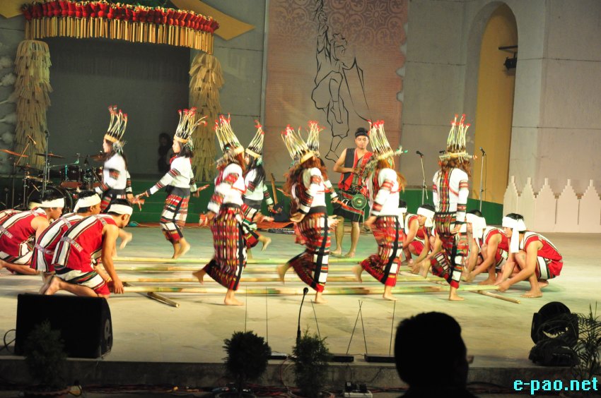 Day 5: Sangai Festival 2014 : Cultural performance  from Churachandpur District at BOAT :: November 25 2014