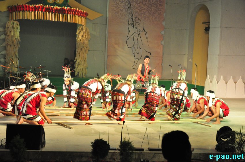 Day 5: Sangai Festival 2014 : Cultural performance from Churachandpur District at BOAT :: November 25 2014