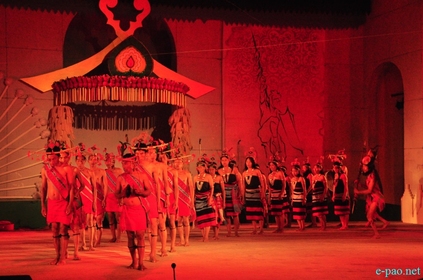 Day 7: Sangai Festival 2014 : Cultural performance from Ukhrul District at BOAT :: November 27 2014
