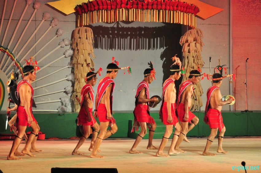 Day 7: Sangai Festival 2014 : Cultural performance  from Ukhrul District at BOAT :: November 27 2014