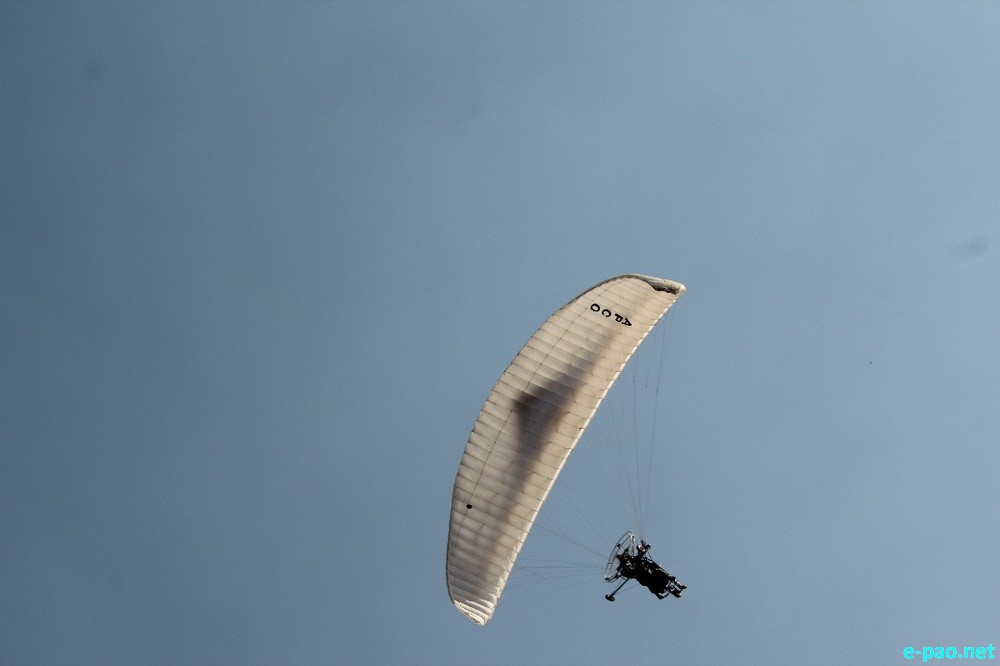 Sangai Festival 2014 : Power Paragliding / Parasailing held at Koireigei  :: November 27 2014