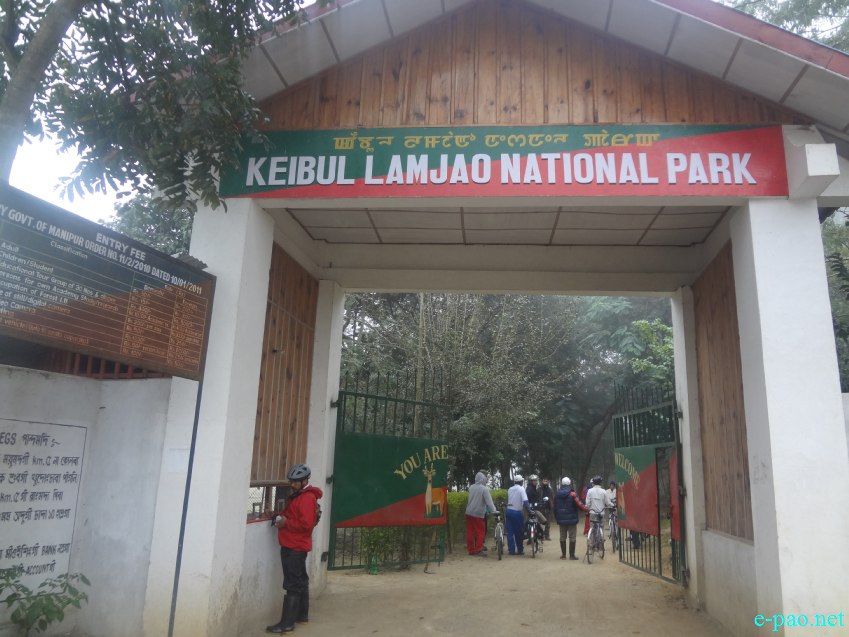  Keibul Lamjao cycle tour as part of Sangai festival :: 22nd to 25th November 2014 